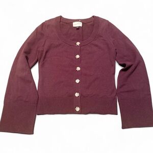 Women's Button-Down Scoop Neck Cardigan Sweater